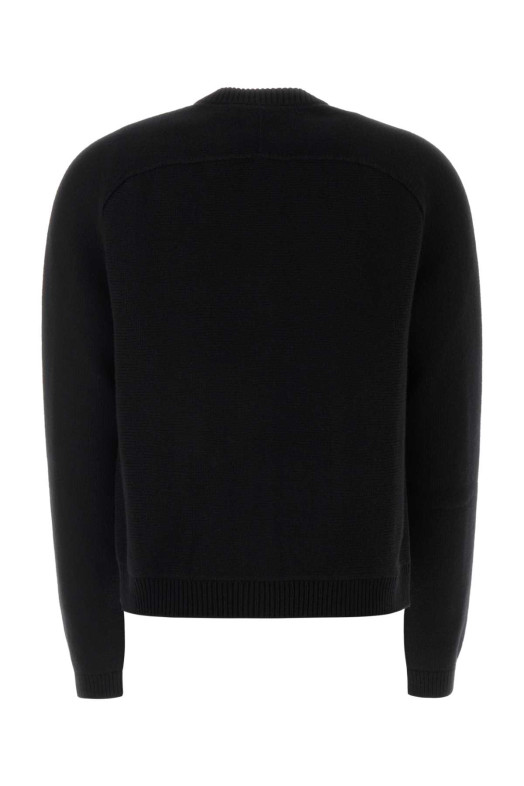 Black wool blend cardigan GUCCI (851977XKEVK)