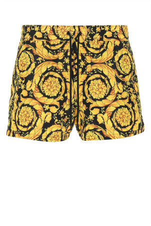 Printed polyester swimming shorts VERSACE (ABU05020A233170)