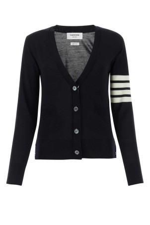Black wool cardigan Black THOM BROWNE (FKC334AY1014)