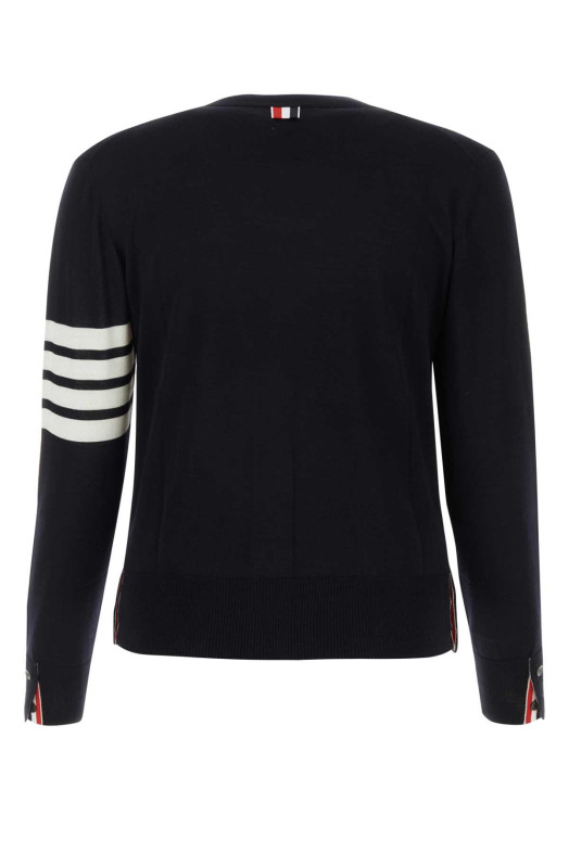 Black wool cardigan Black THOM BROWNE (FKC334AY1014)