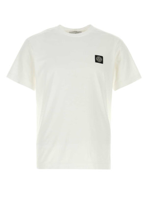 White cotton t-shirt STONE ISLAND (L1S152100027S0013)