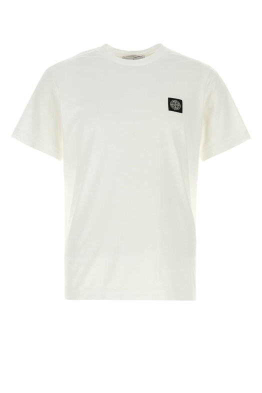 White cotton t-shirt STONE ISLAND (L1S152100027S0013)
