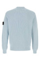 Light-blue cotton sweater Gray STONE ISLAND (L1S155100154S00D8)