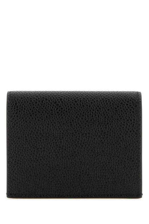 Black leather card holder THOM BROWNE (MAW021L00198)