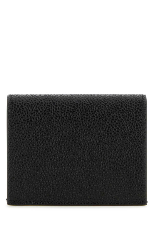 Black leather card holder THOM BROWNE (MAW021L00198)