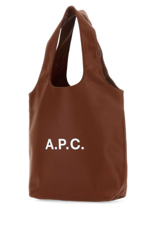 Сумка для покупок из синтетической кожи цвета карамель, многоцветная A.P.C. (PUAATM61861)