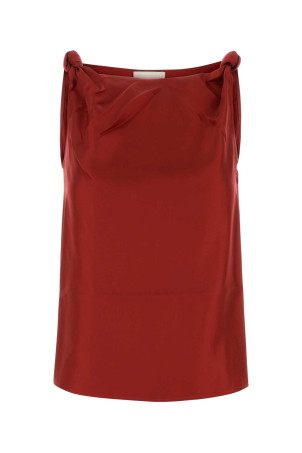 Red twill Remy top LOULOU DE SAISON (REMY)