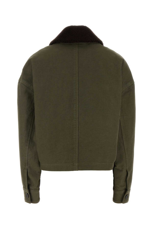 Khaki cotton jacket LOEWE (S359Y02XD0)