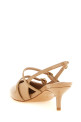 Лакированные туфли с открытым задником Бежевые TWIN SET 261TCP04413161