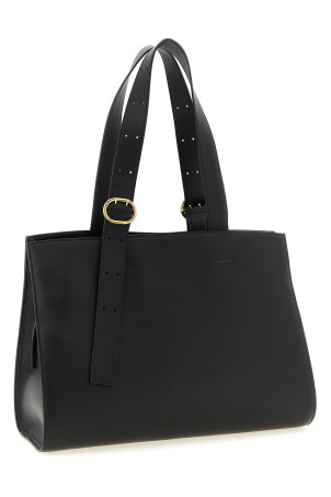 'Cannolo' shopping bag Black
