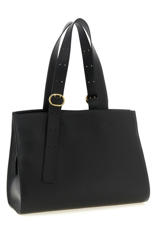 'Cannolo' shopping bag Black