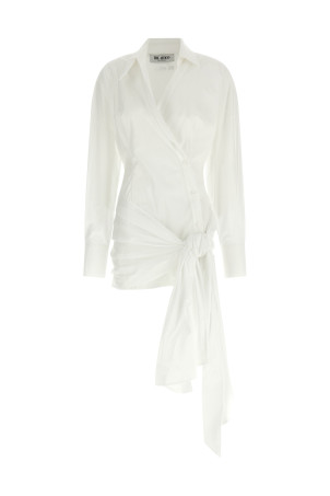 Химический платье белого цвета THE ATTICO 260WCA00464001