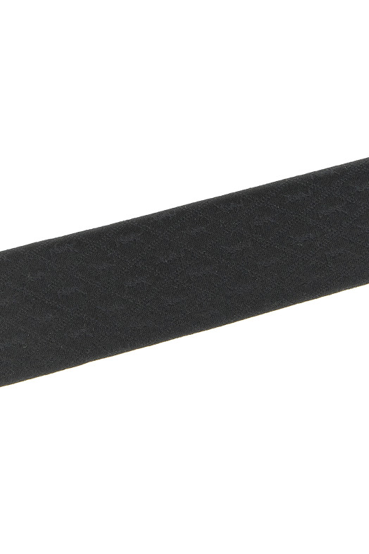 'Monogram Y' tie Black