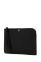 Чорна шкіряна сумочка Black FENDI (7N0153AP3B)
