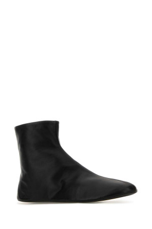 Black leather Stella ankle boots Black THE ROW (F1724N66SH02)
