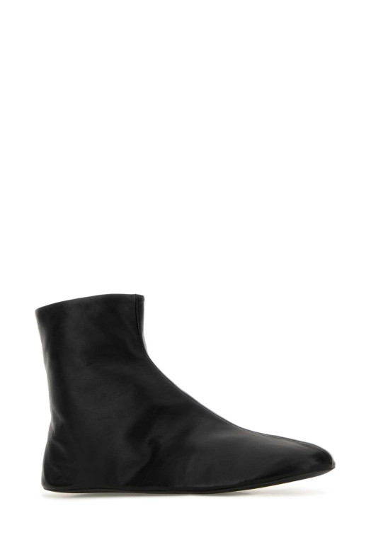 Black leather Stella ankle boots Black THE ROW (F1724N66SH02)