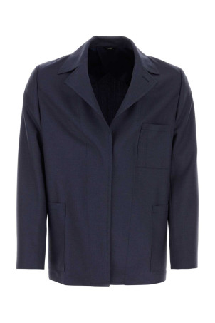 Blue wool blazer FENDI (FJ0797AR8S)