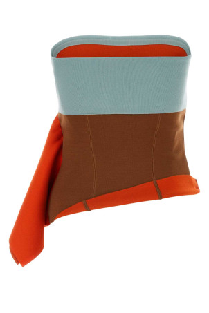 Multicolor stretch wool blend top FENDI (FZXB21ARV7)