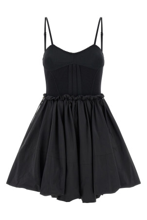 Taffeta dress Black