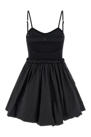Taffeta dress Black