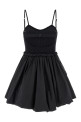 Taffeta dress Black