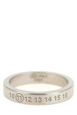 'Number Reference' ring Silver