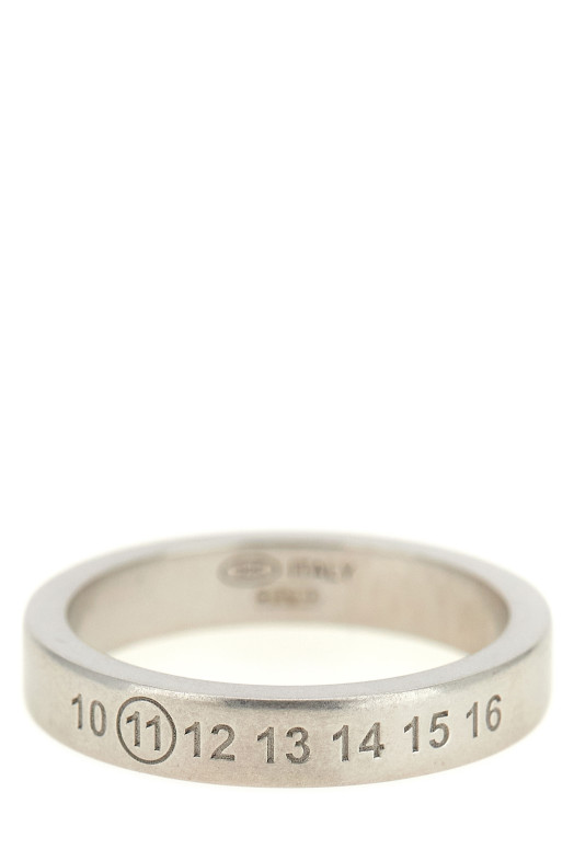 'Number Reference' ring Silver