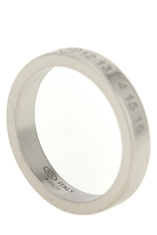 'Number Reference' ring Silver