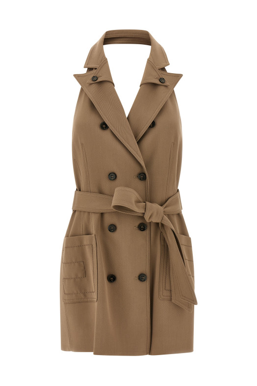 Жакет-платье Бежевый ELISABETTA FRANCHI AB91461E2229