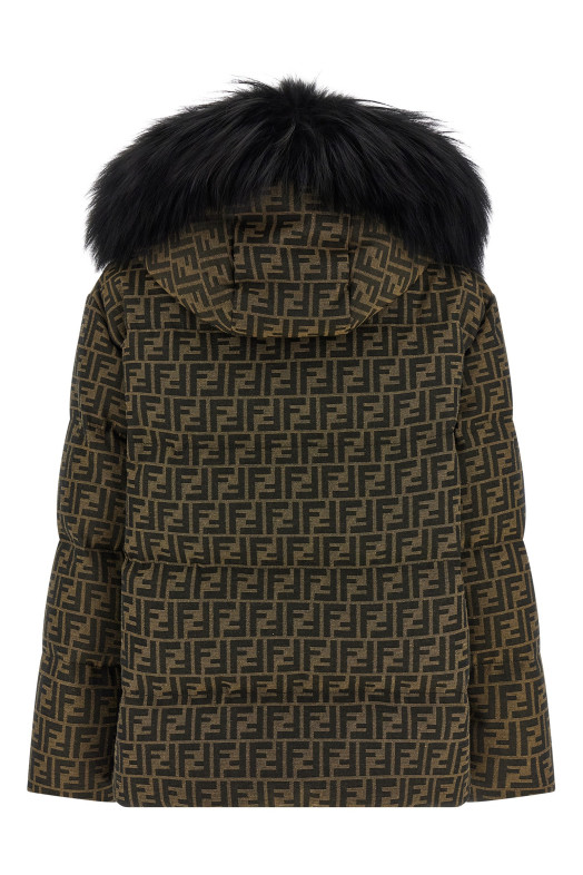 Пухова куртка FF Коричнева FENDI FAN152AWYDF118W