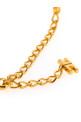 Logo band necklace Gold