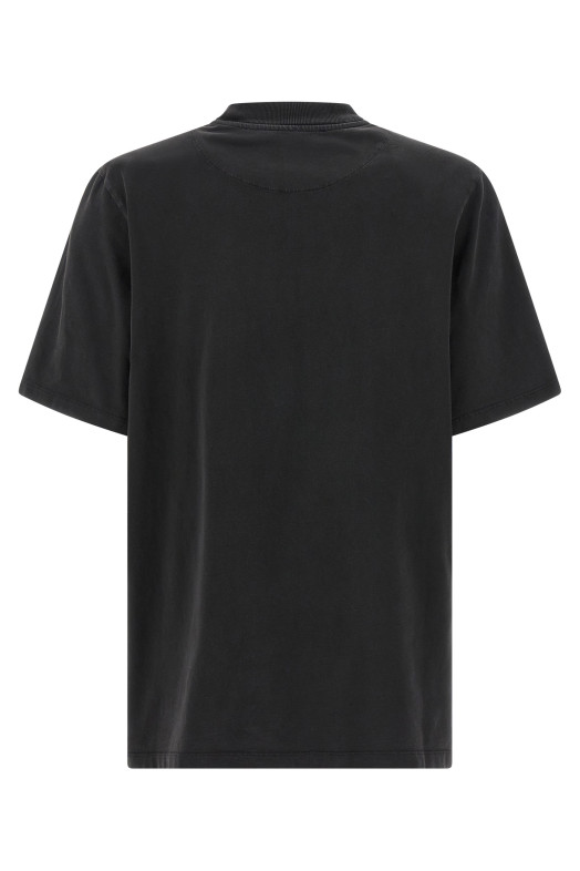 Футболка с подкладкой на плечах Черная THE ATTICO 260WCT00360615