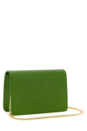 Логотип на плечовому ремені Зелений ELISABETTA FRANCHI BS39A61E2EV3