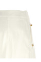 Jewel button skirt White