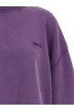 Shaped slit sweatshirt Purple