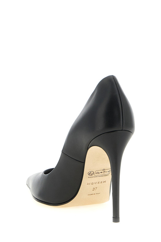 Leather pumps Black