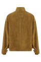 Suede bomber jacket Beige