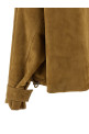 Suede bomber jacket Beige