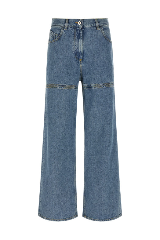 Джинси з вирізами СИНІ THE ATTICO 260WCP00277024