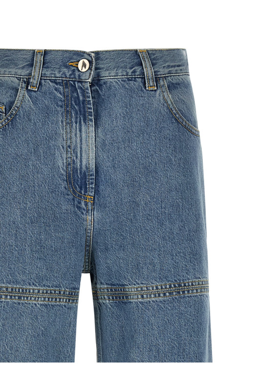 Джинси з вирізами СИНІ THE ATTICO 260WCP00277024