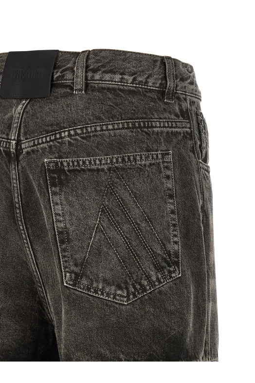 Джинси з вирізами Чорні THE ATTICO 260WCP00277414