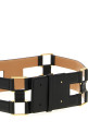 Double band belt Black