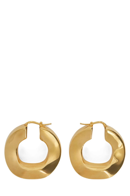 '2104' earrings Gold