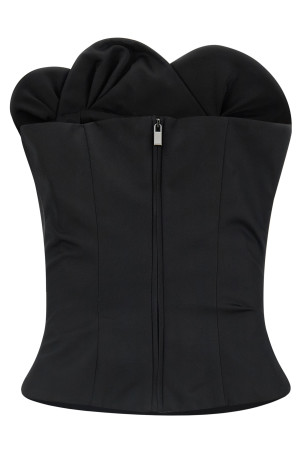 Корсетная блузка «01» Черный 163426BLACK