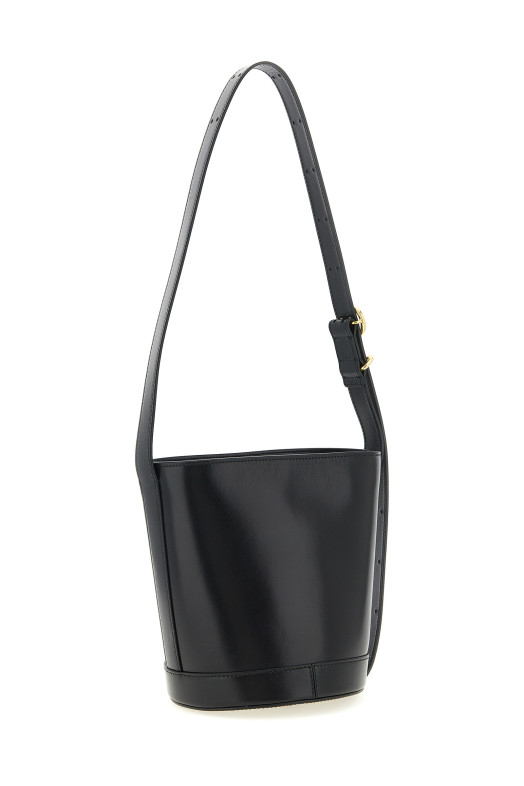 'Cannolo' bucket bag Black