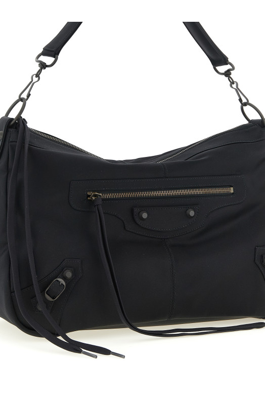 Средняя сумка через плечо «Le City Moto» Черная 8461862AB9J1000