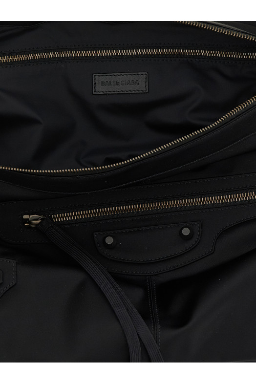 Средняя сумка через плечо «Le City Moto» Черная 8461862AB9J1000