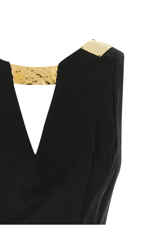 Металлическая пластина для платья Черный ELISABETTA FRANCHI AB85661E2110