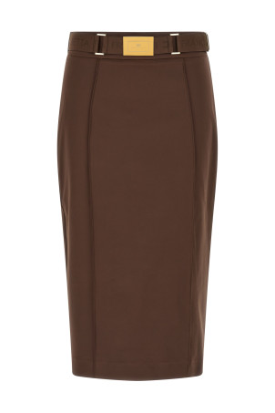 Belt skirt Brown