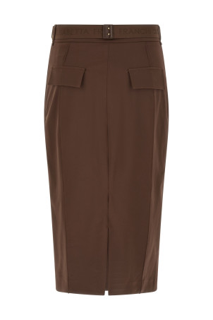 Belt skirt Brown